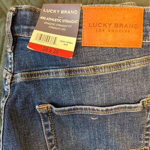 Men’s Lucky Brand Dark Blue Denim Jeans 34x30